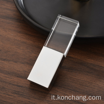 Chiavetta USB in cristallo personalizzata